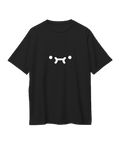 BONE FACE OVERSIZED TEE ( BLACK )