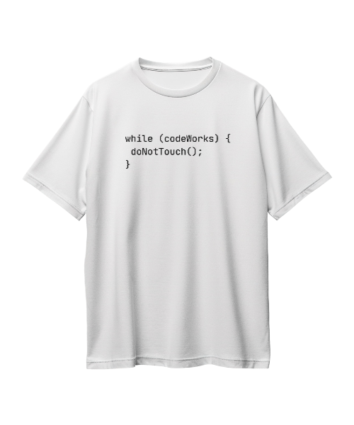 CODE WORKS; NO TOUCH ( WHITE )