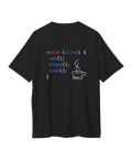 WHILE ALIVE EAT SLEEP CODE ( BLACK )