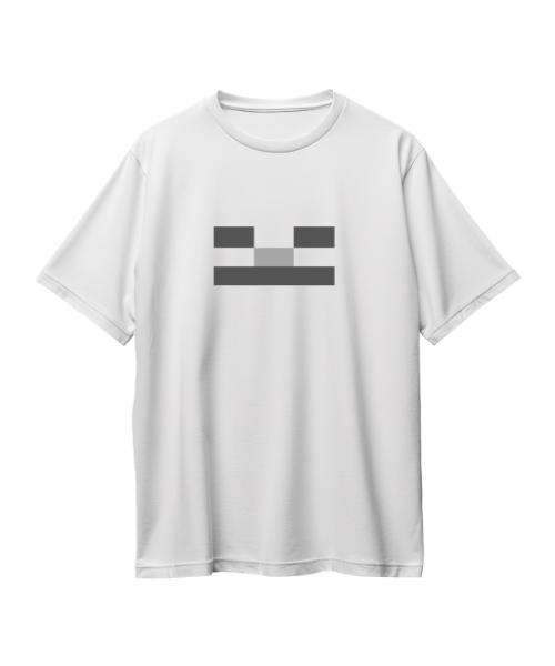 Minecraft Skeleton Oversized T-Shirt (180 GSM)