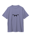 BONE FACE OVERSIZED TEE ( LAVENDER )