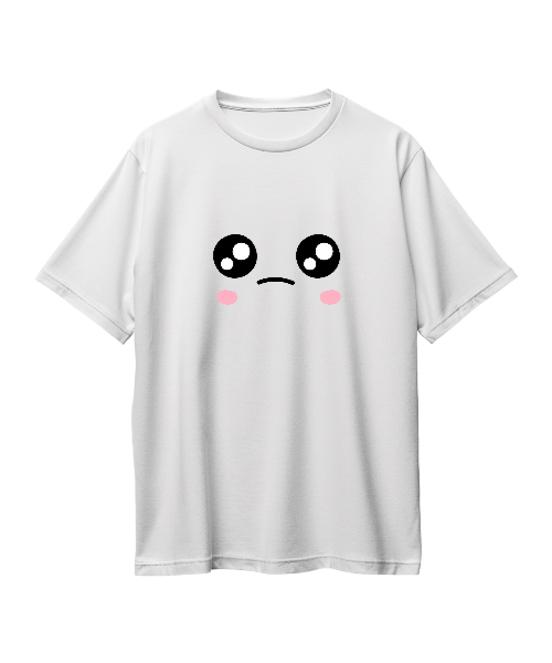 POUTY EYES DOODLE ( WHITE )
