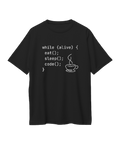 EAT SLEEP CODE TEE ( BLACK )